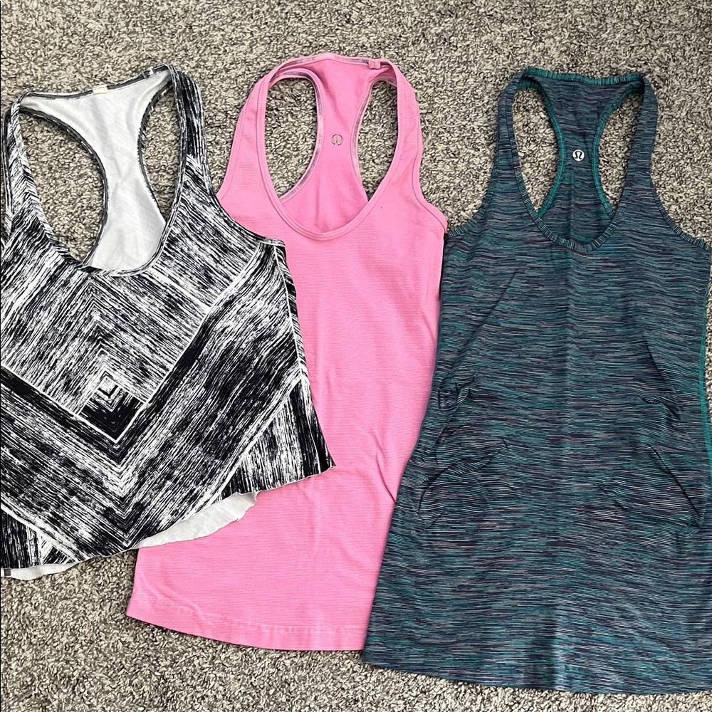 Lululemon size 4 tank top bundle flawed!
